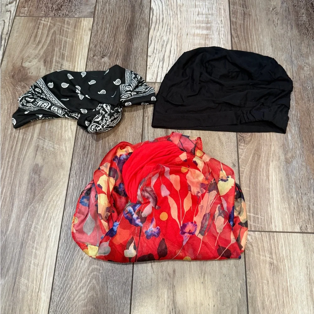 Lot x 3 Headwraps/Coverings